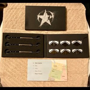NIB Vintage 2013 Marlboro Star Limited Edition 3 Dart Set with Map